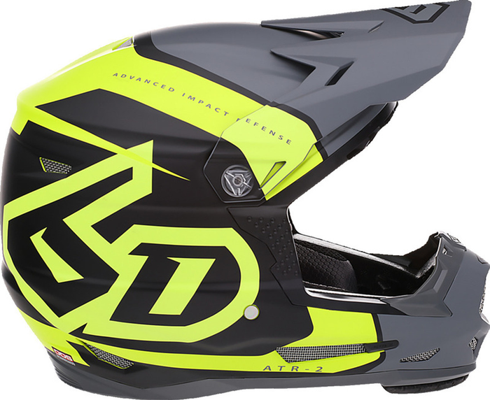 6D helmet ATR-2Y Torque neon yellow/grey matt
