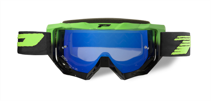 PROGRIP goggles 3200FL green/black w/blue ML 3246
