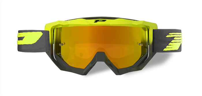 PROGRIP goggles 3200FL yellow fl/grey w/orange ML 3249