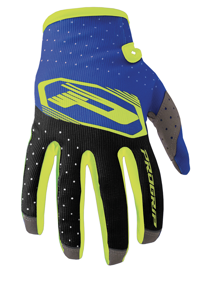 PROGRIP handskar 4014 Racing Extra Light blå/gul