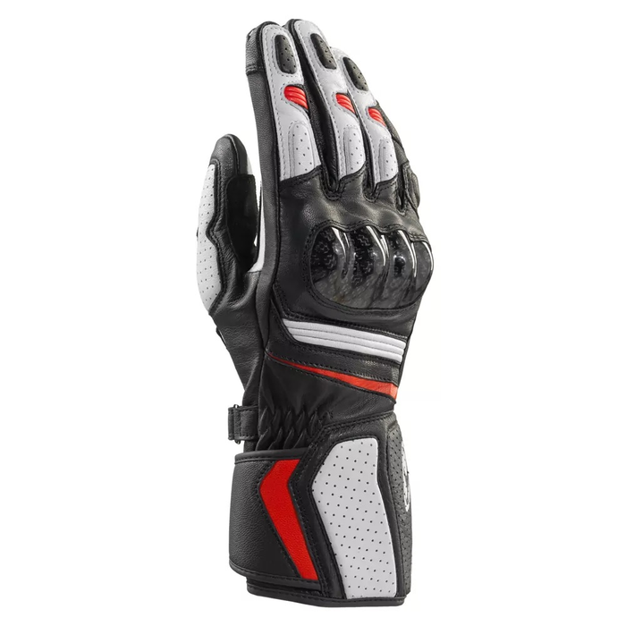 CLOVER handskar ST-03 Läder Sport svart/vit