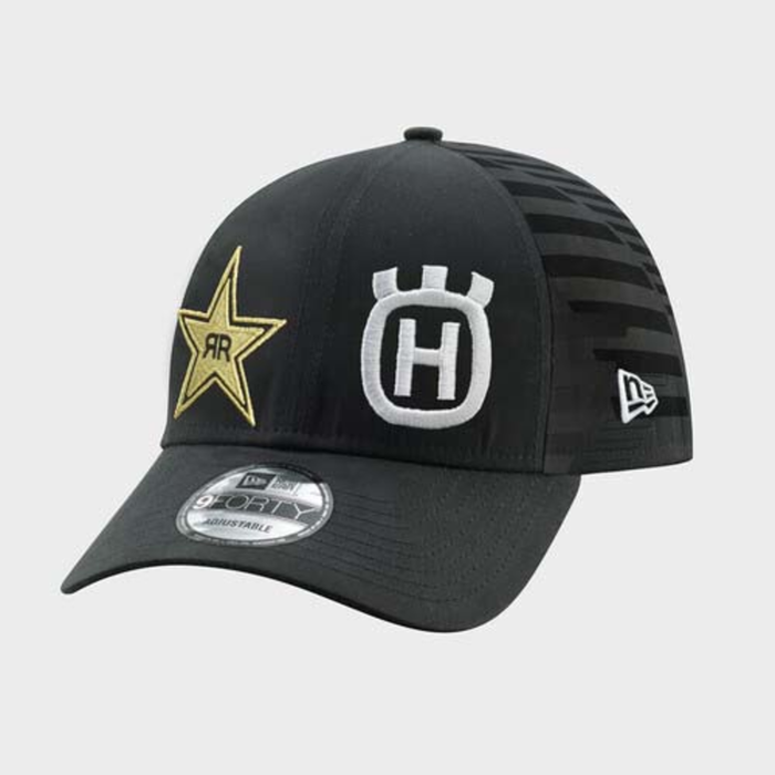 HUSQVARNA hatt Replica Team Curved Keps RS svart