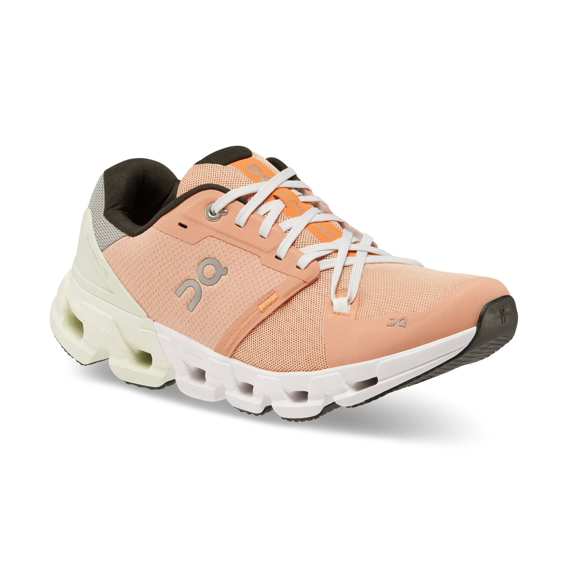 on-apavi-cloudflyer-4-w-peach-light-green