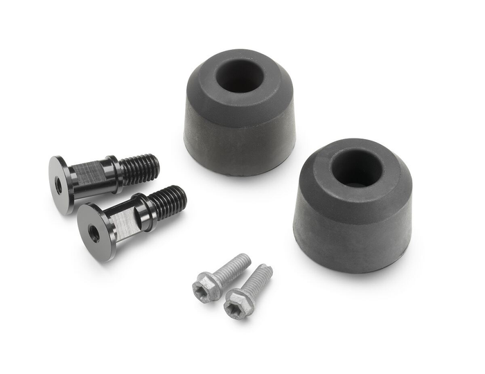 HUSQVARNA Guards Sliders Lås Hjulaxel Vit/Svart 125/401 '24 Svart