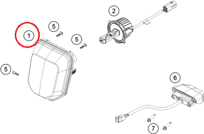 HUSQVARNA strålkastare fram utan lampa TE/FE 125-501 '24-'25
