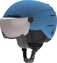 ATOMIC Savor Visor JR blue w/silver flash C2 hjälm