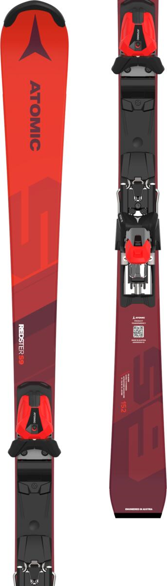 ATOMIC alpina skidor med bindningar Redster FIS S9 J-RP3