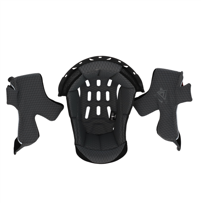 ACERBIS helmet liner cheek/head Steel Carbon 2206