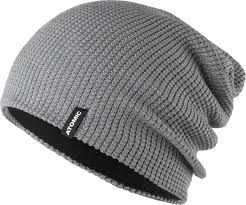 ATOMIC Alps Slouch Beanie stone grey hatt