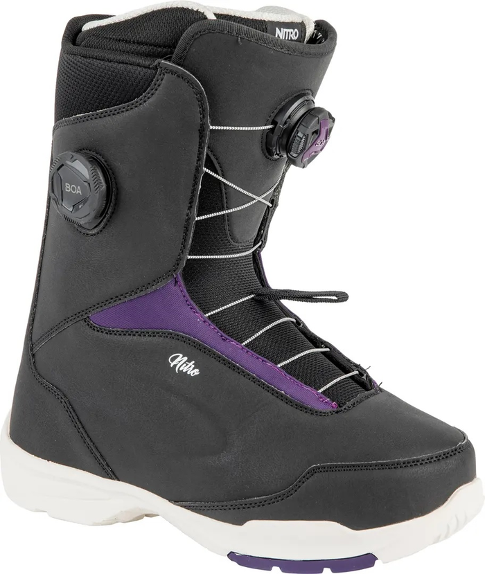 NITRO boots Scala Boa svart/lila