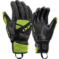 LEKI handskar HS WCR Venom DH 3D svart/gul