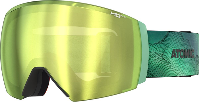 ATOMIC Revent Q Sign TD aurora green w/green gold HD Photo C1-C3 w/X Lens clear C0 glasögon