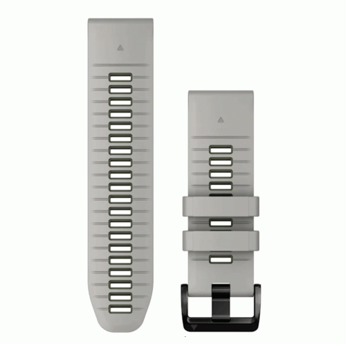 GARMIN klockarmband Quickfit 26mm Silicone ljusgrå/mörkgrå