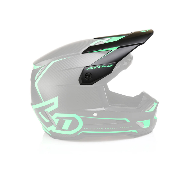 6D helmet peak ATR-3 Nova matt neon green