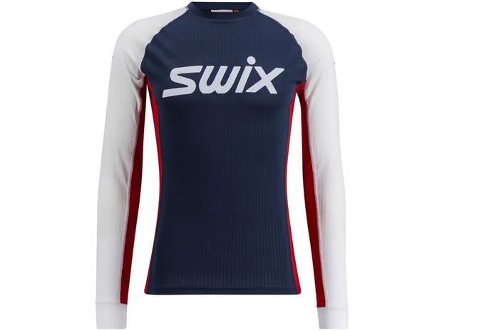 SWIX längdåkningsjacka RaceX Classic LS mörkblå/vit
