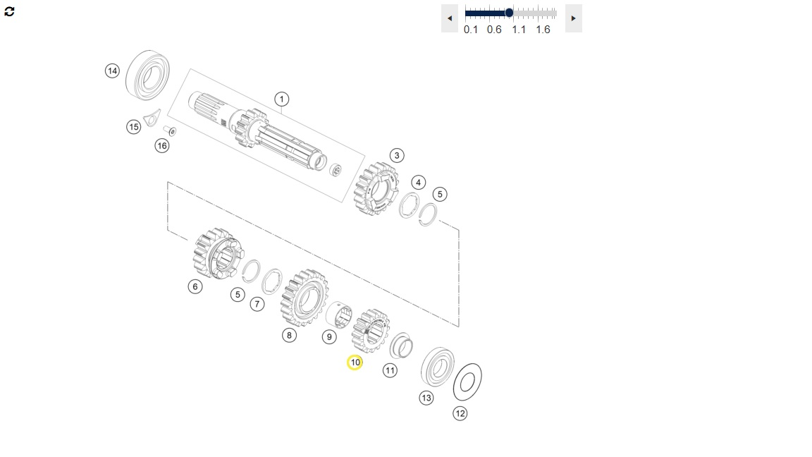 husqvarna-zobrats-karba-2-gear-main-shaft-fc-250-19-25
