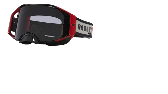 OAKLEY MX-glasögonglasögon Airbrake TLD Grå block grå/mörkröd med ljusgrå 40%