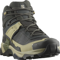 SALOMON skor X Ultra 5 Mid GTX peat/grågrön/blå nätter