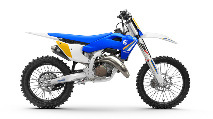 HUSQVARNA plastic spoiler set Heritage '25 blue w/decal