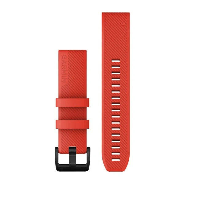 GARMIN watch band Quickfit 22mm Silicone laser red