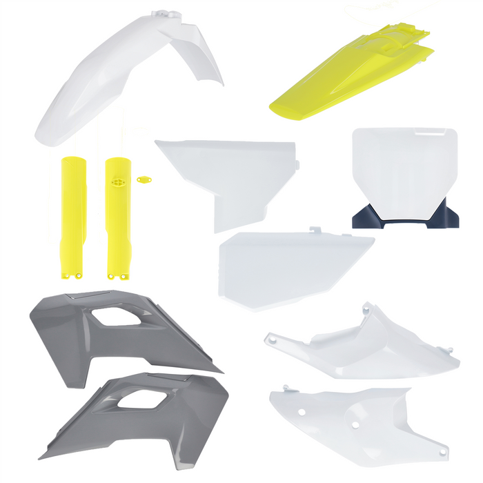 ACERBIS plastic kit Full HUSQ TE/FE '24 white/blue/grey