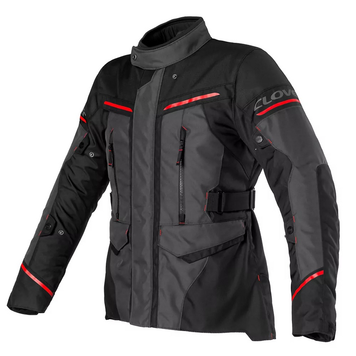 CLOVER jacket Storm 4 WP Lady black/red