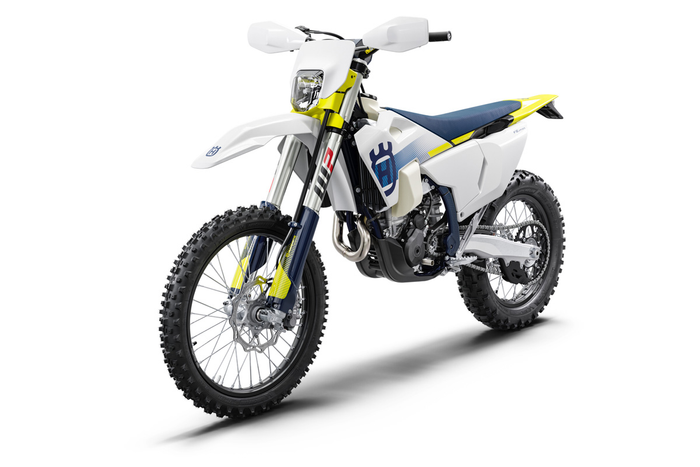 HUSQVARNA plastskydd för stötdämpare TE/FE '24 blå/gul