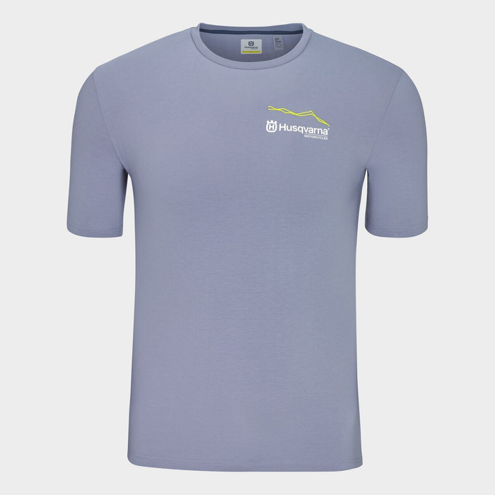 HUSQVARNA Never Follow Tee grey