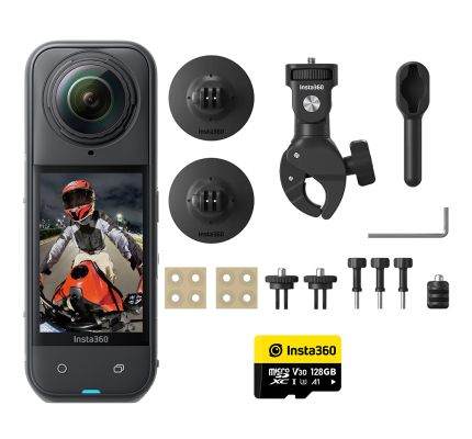 Insta360 X5 camera (Motorcycle Bundle)