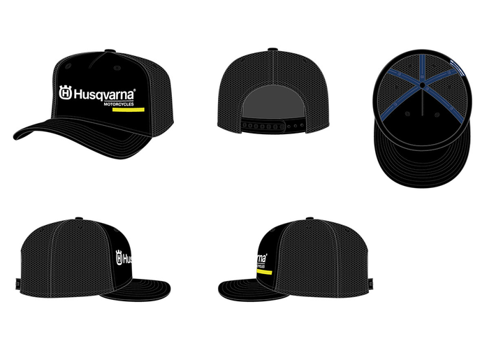 HUSQVARNA-keps Gotland Trucker-keps svart