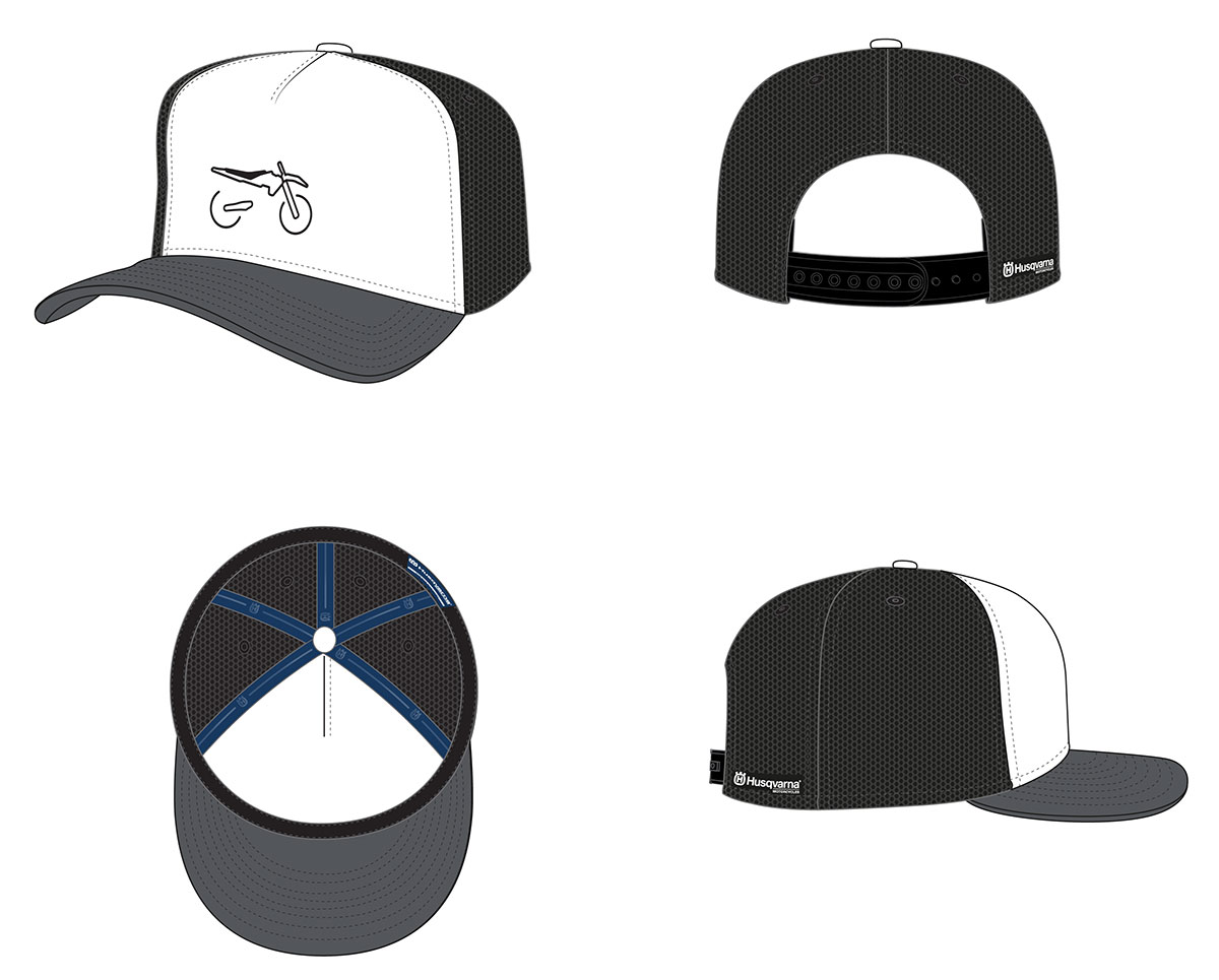 husqvarna-cepure-remote-trucker-cap-black-white-grey