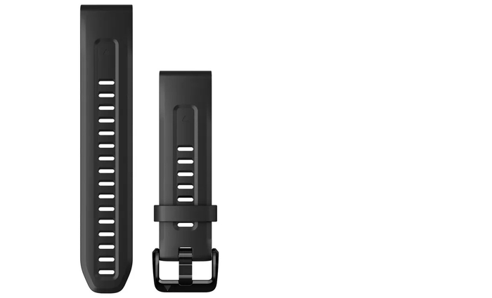 GARMIN klockarmband Quickfit 20mm silikon Fenix 7S svart