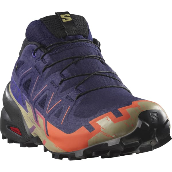 SALOMON shoes Speedcross 6 GTX maritime blue/black/cherry tomat