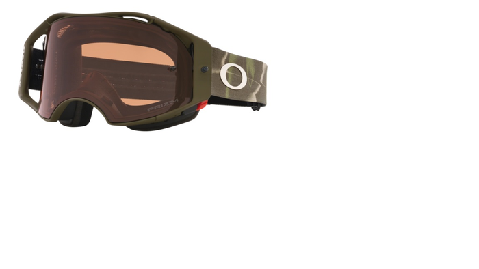 OAKLEY MX goggles Airbrake MTB mörk borstmönstrad camo med prizm bronze