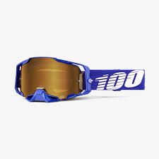 100% goggles Armega Klein, spegel true gold-lins