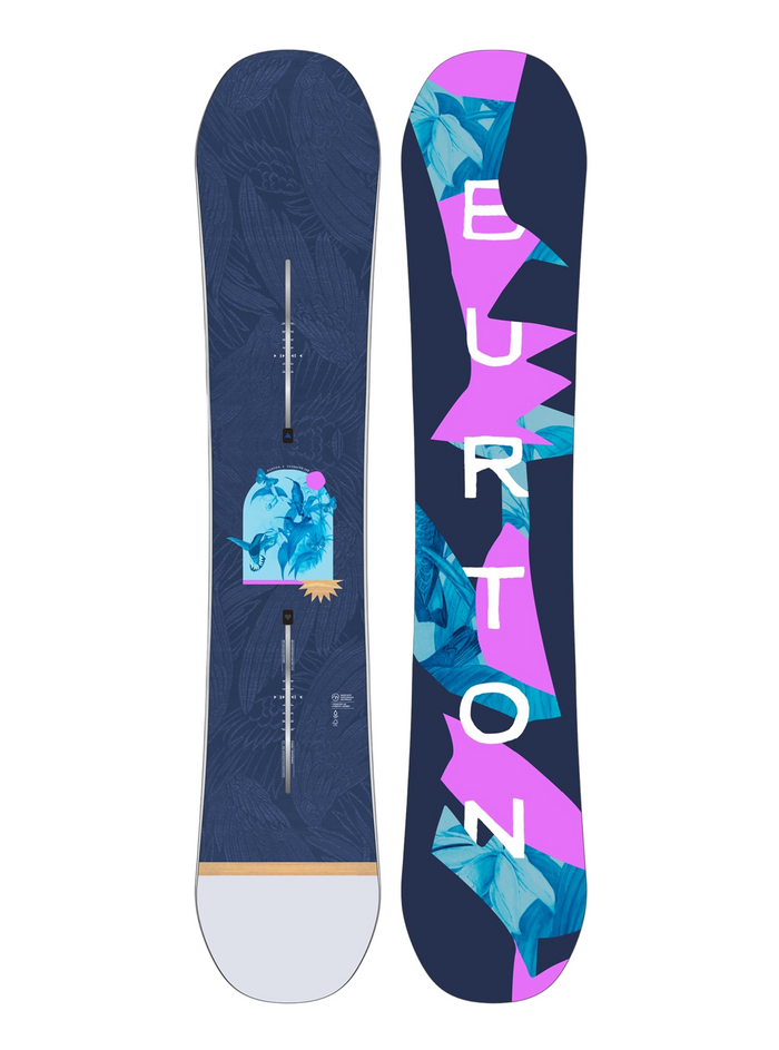BURTON snowboard WNS Yeasayer blå/rosa