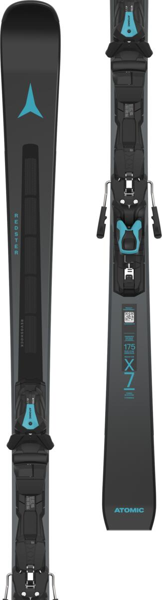 ATOMIC Redster X7 RVSK C black med E MI 12 alpinskidor med bindningar