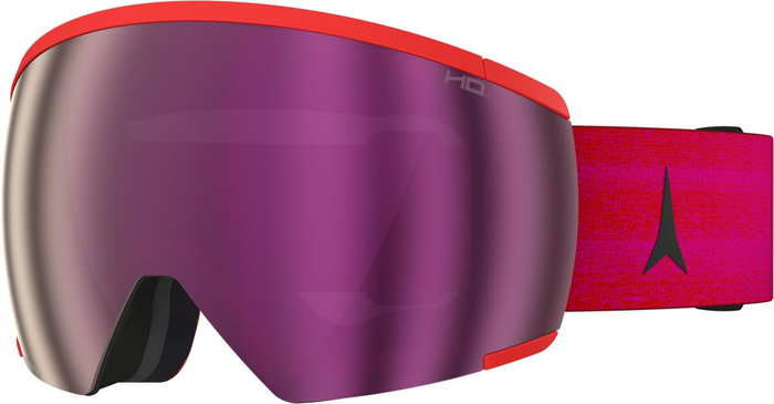 ATOMIC goggles Redster WC L HD röd tension med rosa koppar HD C2-3 /XLens gul/blå HD C1-2/blå HD C1-2/klara