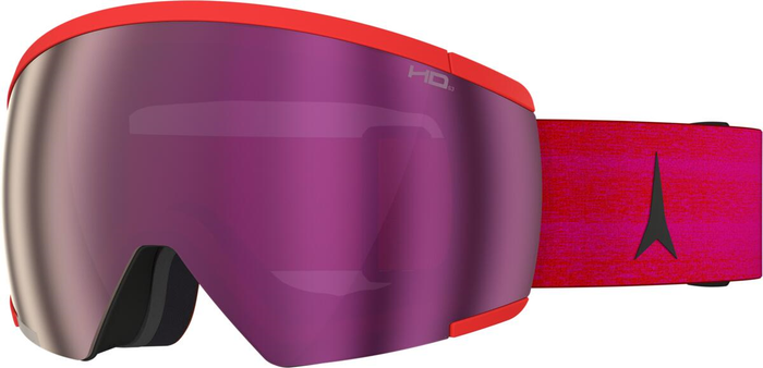 ATOMIC goggles Redster WC M HD röd tension med rosa koppar HD C2-3 /XLens gul/blå HD C1-2/blå HD C1-2/klara