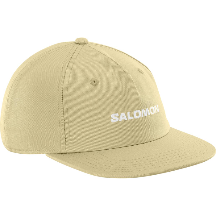 SALOMON keps Logo Flat grå grön