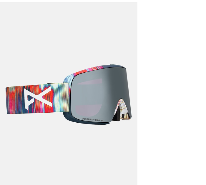ANON goggles M6S cylindriska glitch-linser med sunny onyx C4 / percelve variabel violett C2