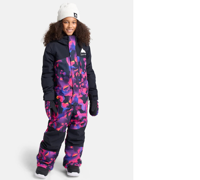 BURTON K One Piece true black/lava lamp overall