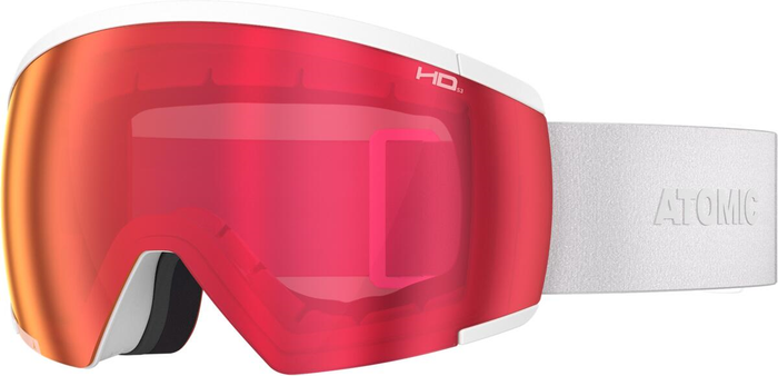 ATOMIC Redster M HD vit med röda HD C2-3 goggles