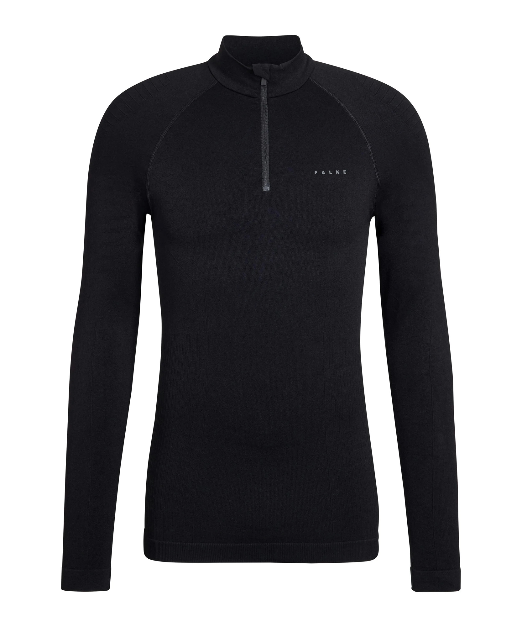 falke-termokrekls-mw-zip-shirt-tight-black