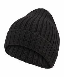 FALKE skidmössa Merino X-Fine ribbad svart