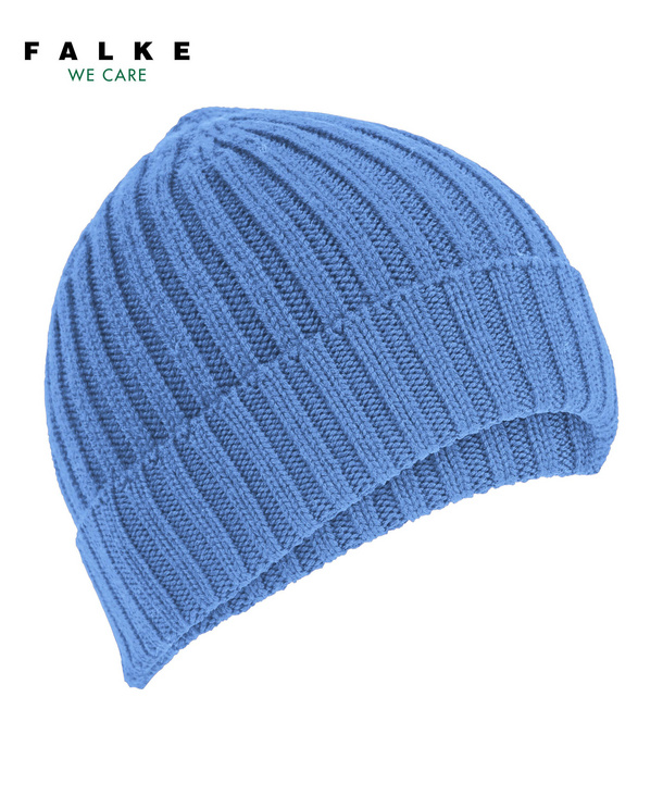 FALKE skidmössa Merino X-Fine ribbad blå