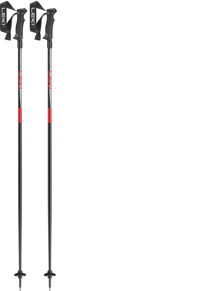 LEKI Hot Shot black/silver/red