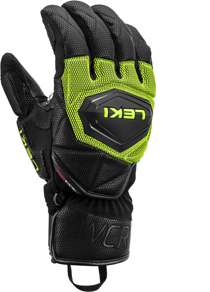 LEKI WCR Coach 3D black/ice lemon