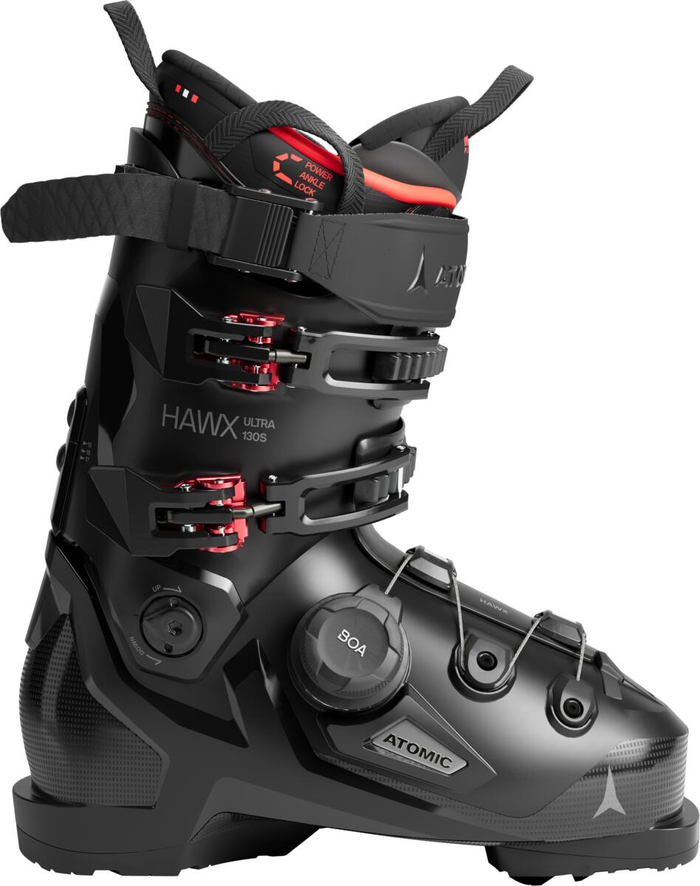 ATOMIC Hawx Ultra 130 S BOA svarta/röda pjäxor