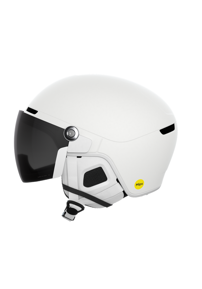 POC Obex Visor Mips hydrogenvit matt med Clarity universal C2-hjälm